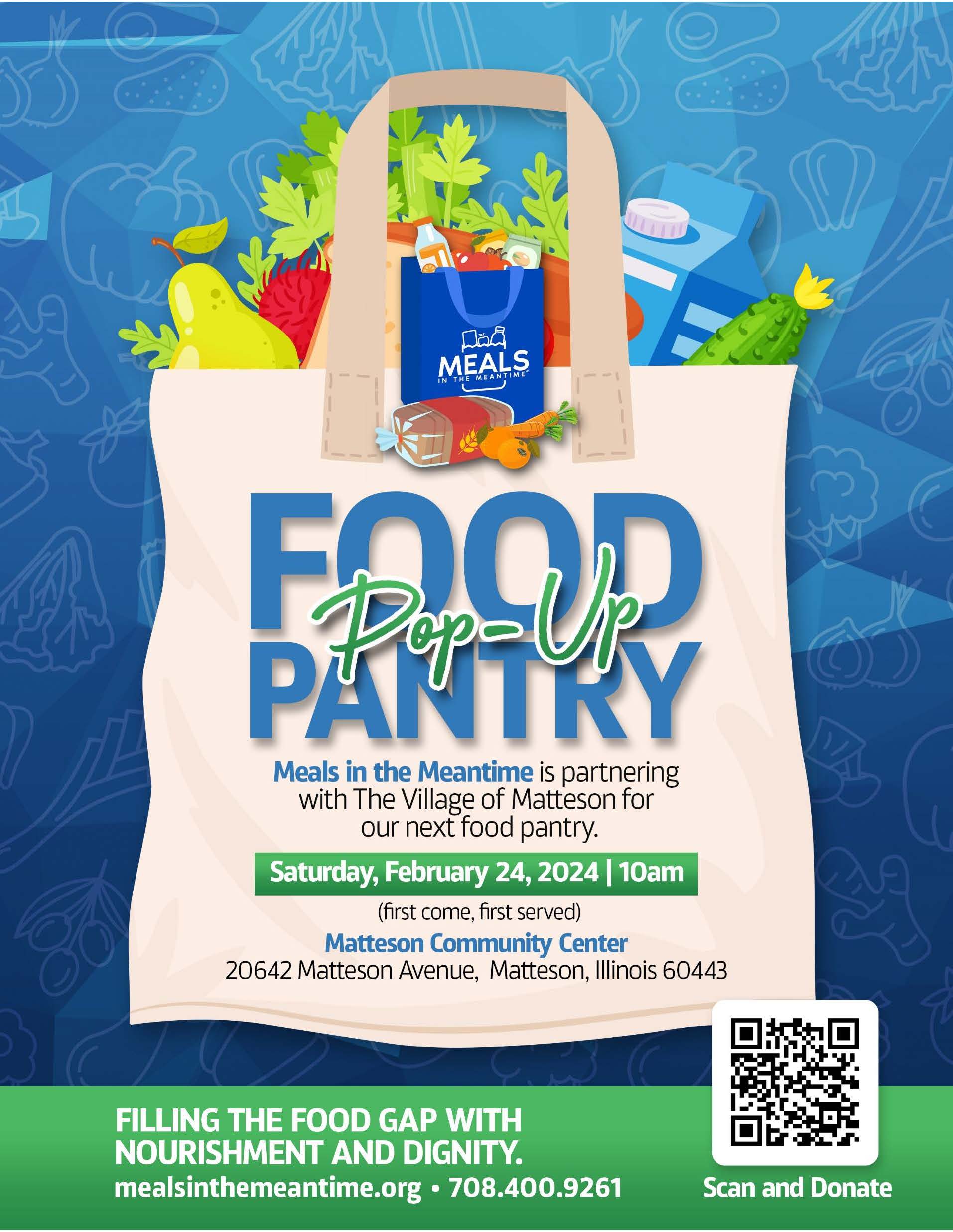 Meals in the Meantime February 2024 Pantry Flyer